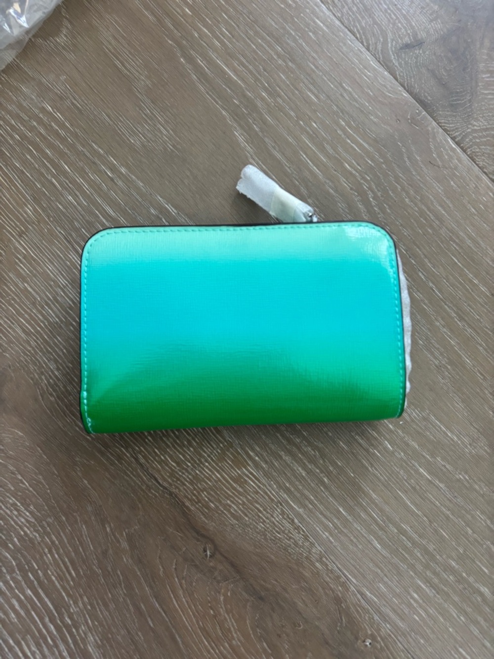kate spade green-to-teal ombré zip-around wallet - Picture 4 of 8